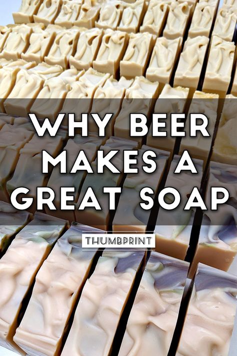 Happy National Beer Lover's Day! Why Beer Makes a Great Soap Soap Eyebrows, Beer Soap Recipe, Diy Soap Bars, Easy Soap Recipes, Cold Process Soap Recipes, Beer Soap, Soap Making Recipes, Brewers Yeast, Makeup Removal