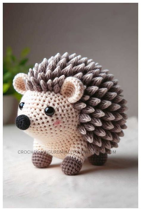 Amigurumi Hedgehog Crochet Free Pattern Crochet Hedgehog Free Pattern, Hedgehog Crochet Pattern, Amigurumi Hedgehog, Hedgehog Crochet, Crochet Hook Holder, Crochet Hedgehog, Fit For Life, Crochet Amigurumi Patterns, Free Crochet Amigurumi