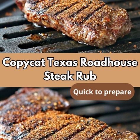 Viral TikTok Cinnamon Rolls with Heavy Cream - EtastyRecipes - Easy Recipes Copycat Texas Roadhouse Steak, Filet Mignon Recipes Grilled, Steak Rub Recipe, Texas Steak, Sizzle Steak Recipes, Texas Roadhouse Steak, Copycat Texas Roadhouse, Skirt Steak Tacos, Grilled Kabob Recipes