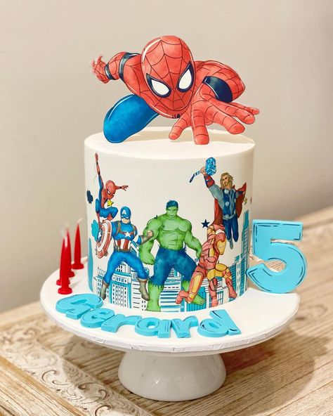 Super Heroes Cakes, Marvel Birthday Party Cake, Super Hero Theme Cake, Super Hero Birthday Cake For Boys, Super Hero Cakes For Boys, Marvel Cakes For Boys, Avenger Theme Cake, Superhero Cake For Boys, Marvel Theme Cake