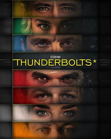 𝐌𝐚𝐫𝐯𝐞𝐥 𝐒𝐭𝐮𝐝𝐢𝐨𝐬' 𝐓𝐡𝐮𝐧𝐝𝐞𝐫𝐛𝐨𝐥𝐭𝐬* 𝟐𝟎𝟐𝟓 A quick filler art for the upcoming Thunderbolts* movie, featuring this anti-hero lineup! Made this quickly just for fun, but a more polished version with their full suits is on the way. Stay tuned!⚡🔥 The team features: Sentry - Robert Reynolds - Lewis Pullman Black Widow? - Yelena Belova - Florence Pugh Winter Soldier - Bucky Barnes - Sebastian Stan Red Guardian - Alexei Shostakov - David Harbour U.S. Agent - John Walker - Wyatt Russell Ghost - Ava ... Mcu Multiverse, Kenzie Core, Alexei Shostakov, The Guardian Movie, Filler Art, Wyatt Russell, Lewis Pullman, Red Guardian, Marvel Movie Posters