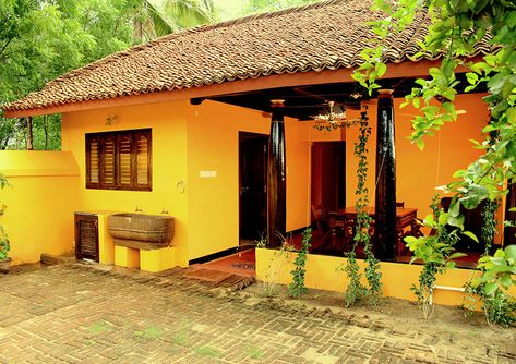 Architecture and interior design projects in India - Mangalam Heritage - Benny Kuriakose - Chettinad House, Indian Houses, Casa Hobbit, Mud House, Indian Home Design, Indian Home Interior, Kerala House Design, Rustic Traditional, Traditional Houses