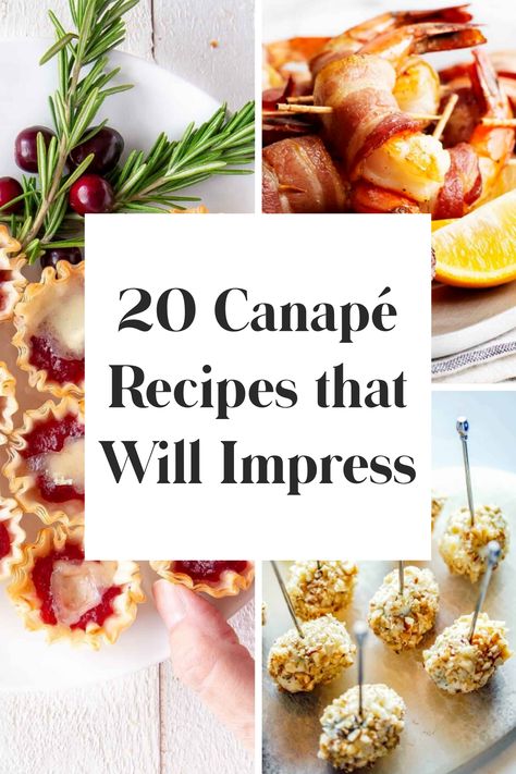 Canape Recipes, Classy Appetizers, Soup Shots, Easy Canapes, Party Canapes, Fancy Appetizer Recipes, Cocktail Party Appetizers, One Bite Appetizers, Impressive Appetizers