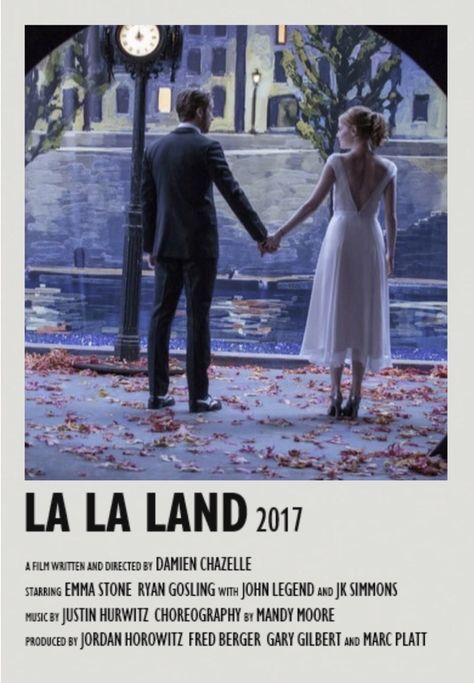 Lala Land Poster, Here's To The Fools Who Dream, Damien Chazelle, Lala Land, Film Posters Minimalist, Film Poster Design, Polaroid Poster, Classic Movie Posters, I Love Cinema