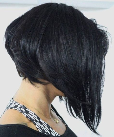 Short Back Long Front Bob Long Front Bob, Messy Blonde Bob, Short Hair Back, Short Bobs, Short Haircut Styles, Long To Short Hair, Extreme Hair, Short Bob Haircuts, Haircut And Color