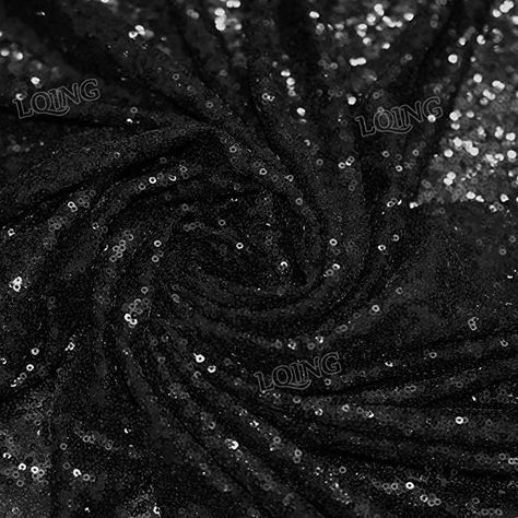 Wedding Dress Decorations, Tablecloth Backdrop, Sparkly Fabric, Sequin Knit, Sequin Backdrop, Backdrop Wedding, Party Events, Fabric Black, Clothes Dress