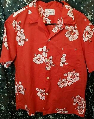 Hawaiian Shirt Sidan 80s Hawaii Orange White Floral Size Large Vintage | eBay Hawian Shirt, Dress Up Days, Hawaiian Shirt Outfit, Gala Outfit, Hawaiian Shirt Women, Vintage Hawaiian Shirts, Orange Orange, Clothes Closet, Hawaiian Style