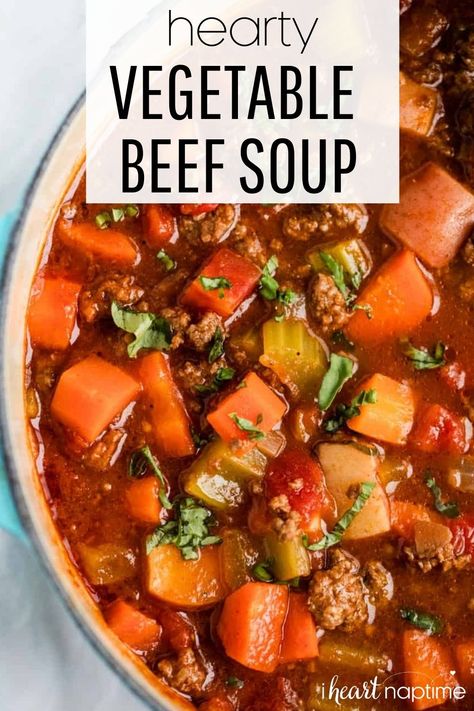 Soups Healthy, Whole 30 Soup, Paleo Vegetables, Soup Vegetable, Hearty Vegetable Soup, Vegetable Soup Healthy, Beef Soup Recipes, Paleo Soup, Healthy Beef