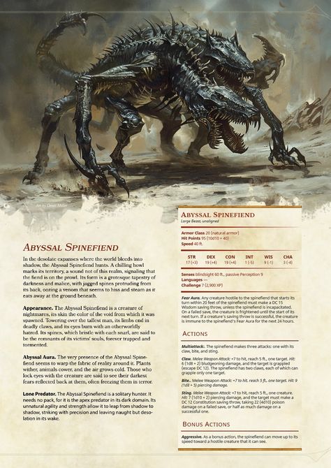 Dnd Cosmic Horror, Dnd Body Horror, Dnd Aberrations, Abyssal Creatures, Giant Scorpion, Dnd Beasts, Monsters Dnd, Dnd Stat Blocks, Dnd Enemies