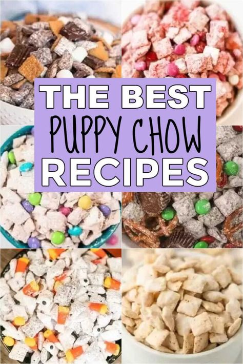 Funfetti Puppy Chow, Patriotic Puppy Chow, Easter Puppy Chow, Best Puppy Chow, Easter Muddy Buddies, Lemon Puppy Chow, Best Puppy Chow Recipe, Chex Mix Puppy Chow, Muddy Buddies Recipe