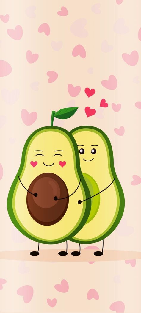 Avocado Wallpaper, Wallpapers Aesthetic Iphone, Cute Iphone Wallpaper, Cute Wallpapers Aesthetic, Avocado Cartoon, Easy Art For Kids, Iphone Wallpaper Lights, Jelly Wallpaper, Iphone Ideas