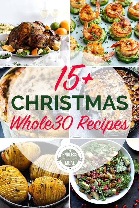 SAVE FOR LATER! The 15 Best Whole30 Christmas Recipes will keep your holidays healthy, delicious and simple. They may be healthy but they will wow your holiday guests! #theendlessmeal #whole30 #paleo #christmas #heathychristmasrecipes #glutenfree #whole30recipes #whole30christmas Paleo Christmas Recipes, Healthy Christmas Dinner, Paleo Christmas, Healthy Christmas Recipes, Breakfast Appetizers, Healthy Holiday Recipes, Whole 30 Diet, Best Christmas Recipes, Diner Recipes