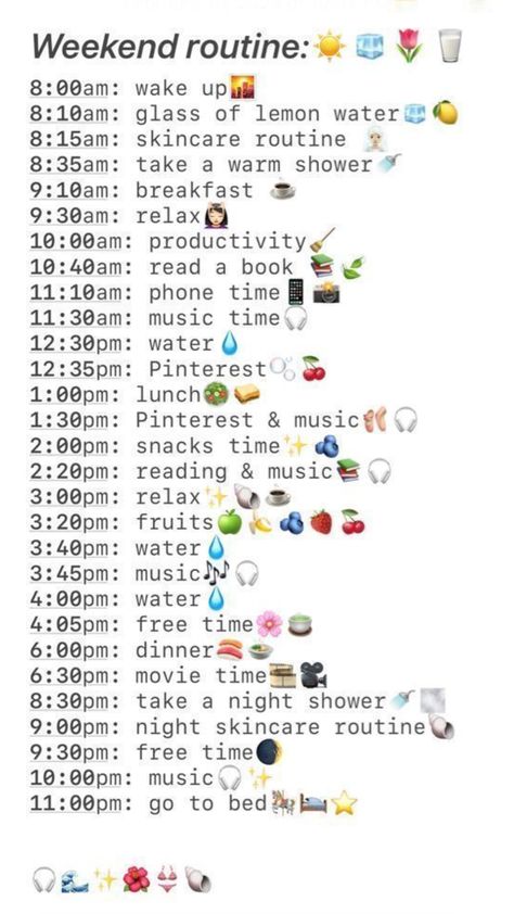 Weekend Routine For Teens, Productive Day Routine, Sunday Morning Routine, To Do List Aesthetic, Productive Tips, Plan Day, Weekend Routine, Easy Morning Routine, Spooky Basket