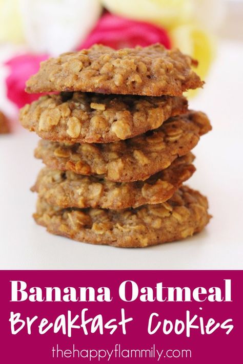 Breakfast cookies banana applesauce oats. Banana oatmeal cookies. Banana breakfast cookies. 3 ingredient oatmeal cookies no banana. 4-ingredient banana oatmeal cookies. Banana breakfast cookies sallys baking addiction. Banana oatmeal chocolate chip cookies. 3 ingredient banana oatmeal cookies. Breakfast cookies. Banana recipes. Ways to use ripe bananas. Cookies. Easy cookie ideas. #cookies #bananas #oats #oatmeal #baking Oatmeal Cookies No Banana, Oatmeal Cookies Breakfast, Cookies Banana Oatmeal, Breakfast Cookies Banana, Bananas Cookies, Ways To Use Ripe Bananas, 3 Ingredient Oatmeal Cookies, Bana Bread, Peanut Butter Banana Oatmeal Cookies