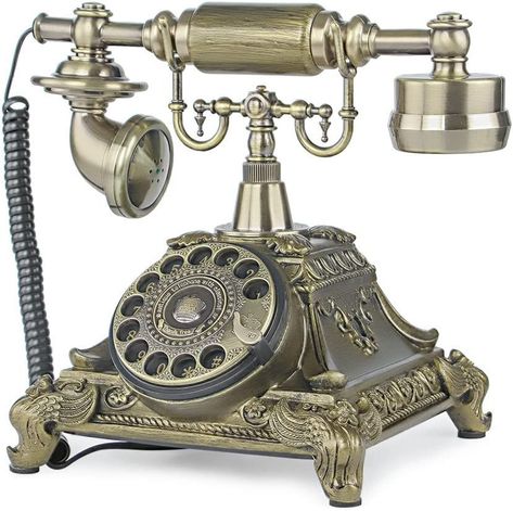 Home Telephone, Corded Telephone, Rotary Dial Phone, Antique Phone, Antique Telephone, Retro Office, Telephone Table, Antique Home, Rotary Phone