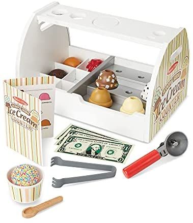 Ice Cream Shop Toy, Ice Cream Counter, Ice Cream Station, Play Ice Cream, Ice Cream Stand, Ice Cream Scooper, Ice Cream Set, Serve Ice Cream, Play Food Set