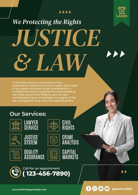 Lawyer Poster Design, Lawyer Poster, Services Poster, Admissions Poster, Billboard Design, Typography Poster Design, Legal Services, Ibis Paint, Advertising Poster