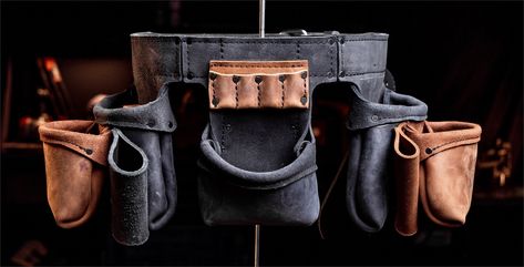 Leather tool pouches