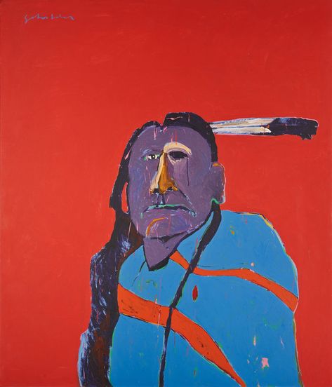 How Native American Artist Fritz Scholder Forever Changed the Art World | Arts & Culture | Smithsonian Magazine Denver Art Museum, Southwestern Art, American Painting, Native American Artists, Southwest Art, One Eye, American Indian Art, Indian Paintings, Outsider Art