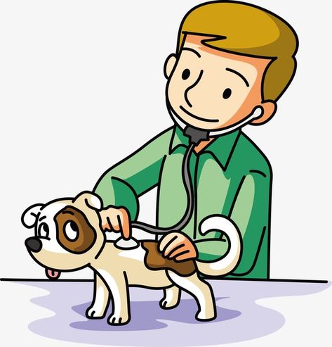 Veterinary Day, Animal Doctor, Cartoon Boy, Meghan Trainor, Free Clipart, Veterinarian, Png Clipart, Graphic Resources, Line Art