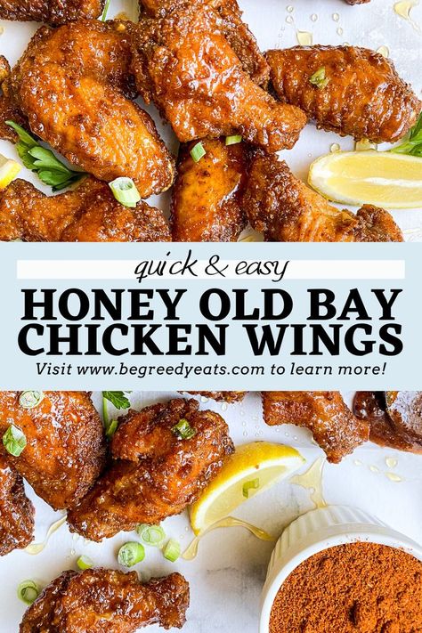 Old Bay Chicken Wings, Simple Fried Chicken, Old Bay Chicken, Chicken Wings Recipes, Chicken Wing Sauce Recipes, Chicken Wing Recipes Fried, Easy Chicken Wing Recipes, Chicken Wing Recipe, Wings Recipes