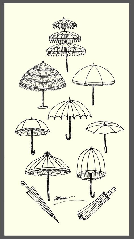 In this video I show you how to draw easy different 10 type of umbrellas drawing. In this technique is easy to make drawing for you. Hope you like it. Draw Umbrella, Make Drawing, Umbrella Tattoo, Umbrella Drawing, Christmas Bookmark, K Art, Bookmark Designs, Draw Easy, Christmas Bookmarks