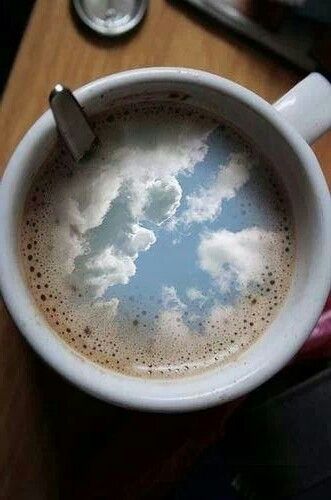 "I had some dreams, they were clouds in my coffee, Clouds in my coffee..." Carly Simon, You're So Vain Clouds In My Coffee, Storm In A Teacup, Never Stop Dreaming, The Reflection, Coffee Pods, About Coffee, When I Grow Up, Love Coffee, My Coffee