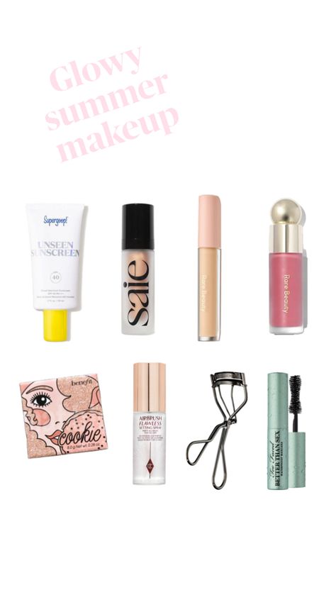 Everything is from Sephora💋 Glowy Summer Makeup, Summer Makeup Routine, Cute Makeup Looks, Sephora Makeup, Summer Makeup, Cute Makeup, Makeup Inspo, Makeup Routine, Sephora