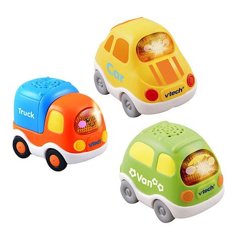 VTECH Baby Toot-Toot Drivers 3 Car Pack - Hit the road for some learning fun with this 3 pack of Toot Toot Drivers Everyday Vehicles. This VTech set includes a car, van, and truck - all in bright colours that little ones will love. Each vehic http://www.comparestoreprices.co.uk/educational-toys/vtech-baby-toot-toot-drivers-3-car-pack-.asp Vtech Baby Toys, Wee Man, Vtech Baby, V Tech, Emergency Vehicles, Kids Corner, Activity Toys, Toys R Us, Learning Toys