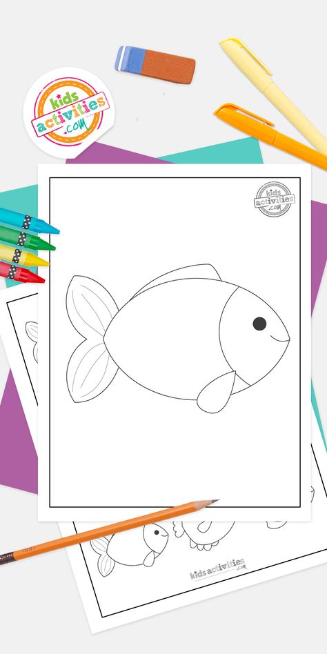 Get creative with our free fish template! Perfect for crafts, coloring pages, teaching shapes, and more. Download now! Printable Fish, Fish Printables, Teaching Shapes, Fish Template, Get Creative, Preschool Crafts, Free Printable, Free Printables, Preschool