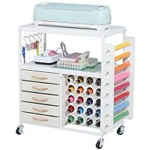 Cricut Maker Organization, Heat Press Stand, Craft Workstation, Crafting Storage, Craft Storage Cart, Craft Storage Cabinets, Mobile Craft, Craft Cart, Girl Desk