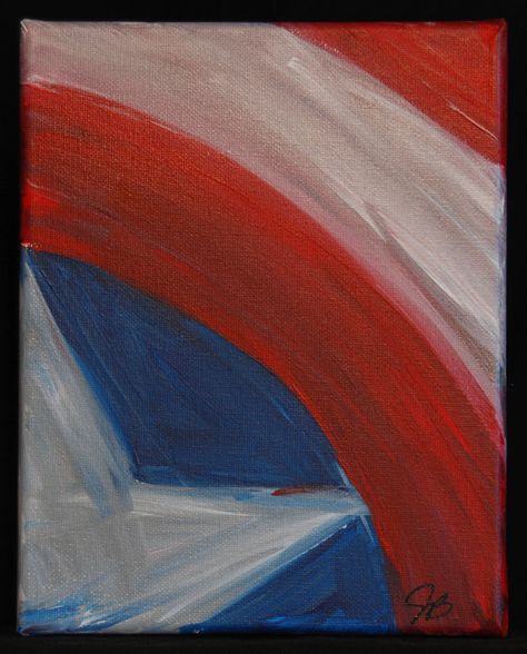 Captain America Shield Abstract Painting Marvel Paintings, Internet Art, Sell Art Online, Captain America Shield, Painting Easy, Sell Art, Selling Art Online, Paint Party, Magazine Art