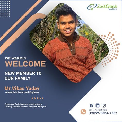 Team Poster Ideas, Welcome New Employee, Welcome To Our Team, Portfolio Designs, Employees Card, Welcome New Members, Education Banner, Welcome Post, Employee Onboarding