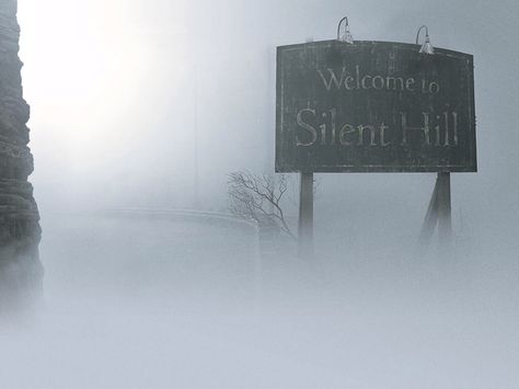 Silent Hill welcome sign. Silent Hill Town, Silent Hill Wallpaper, Silent Hill 2006, Hill Wallpaper, Silent Hill Game, Silent Hill 1, Abandoned Town, Simon Pegg, Silent Hill 2