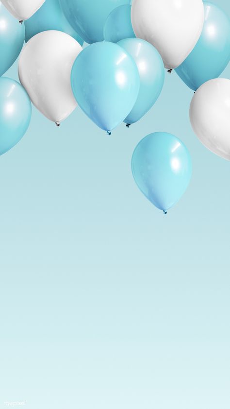 Pastel blue balloons mobile phone wallpaper | premium image by rawpixel.com / HwangMangjoo Phone Wallpaper Pastel, Balloon Mobile, Mobile Phone Wallpaper, Handy Wallpaper, Balloon Background, Happy Birthday Wallpaper, Pastel Balloons, Birthday Wallpaper, Blue Wallpaper Iphone