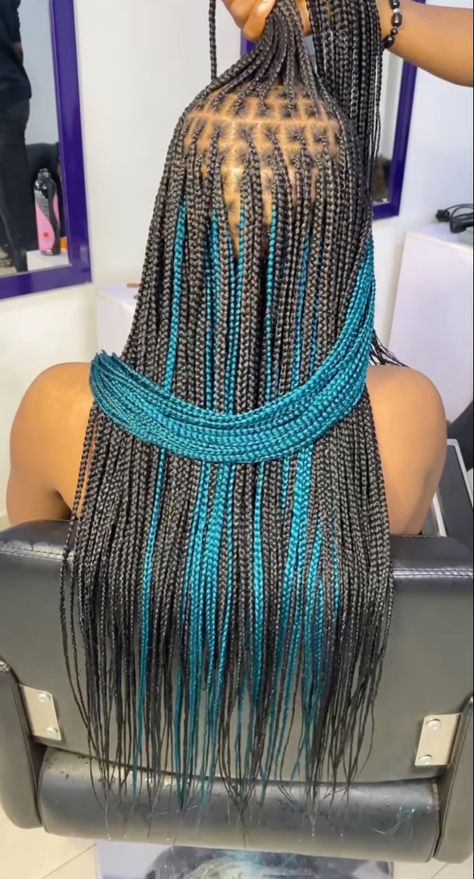 Protective Style Braids, African American Braids, Colored Braids, Single Braids, Box Braids Hairstyles For Black Women, Cute Box Braids Hairstyles, Quick Braided Hairstyles, Braided Hairstyles For Teens, Pretty Braided Hairstyles