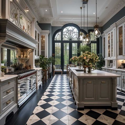 3+ Modern Twists on Victorian Kitchen Aesthetics for Your Home • 333+ Images • [ArtFacade] Modern Victorian Kitchen, Modern Victorian Home, Storage Laundry Room, Apartments Ideas, Diy Laundry Room, Victorian House Interiors, Victorian Interior Design, Victorian Modern, Kitchen Aesthetics