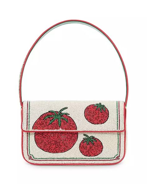 From Italy, With Love - Bloomingdale's Tommy Beaded Bag, Tomato Print, Keds Champion, Custom Handbags, Flat Heel Boots, Sandal Platform, Novelty Bags, Beaded Bag, Summer Flats