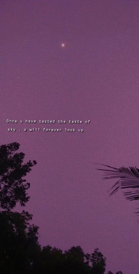 Aesthetic Scenery With Quote, Purple Sky Aesthetic Quotes, Evening Moon Quotes, Purple Sky Captions, Lavender Sky Aesthetic, Evening Aesthetic Quotes, Purple Sky Quotes, Evening Sky Quotes, Evening Quotes Sunset