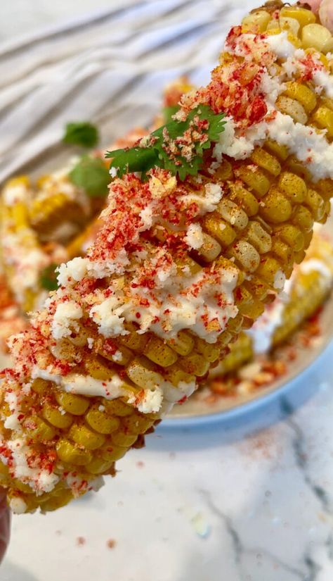 Air Fryer Corn Ribs-5 Street Corn Ribs, Corn Ribs Air Fryer, Ribs Air Fryer, Air Fryer Corn, Corn Ribs, The Best Air Fryer, Best Air Fryer, Best Air Fryers, Street Corn