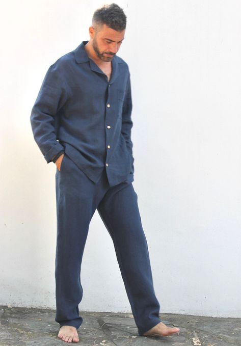 Men Lounge Wear, Pajama Set Men, Linen Lounge Wear, Men Pyjamas, Lounge Wear Men, Pajamas Men, Towel Clothes, Men Pajamas, Men's Loungewear