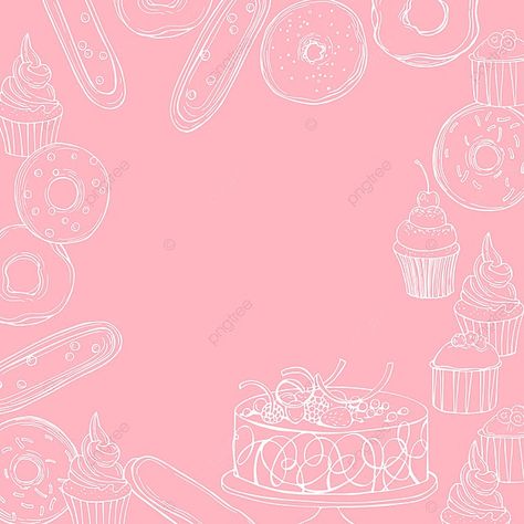 Cakes Background Wallpaper, Cookies Background Design, Bakery Background Design, Cake Background Design, Bakery Wallpaper, Bakery Background, Products Background, Background Cake, Fruit Doodle