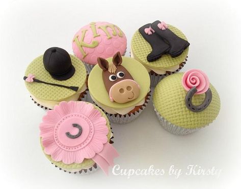 Horse Cupcakes, Chanel Cupcakes, Fondant Cupcake Topper, Farm Animal Cupcakes, Charlotte Cake, 4th Birthday Cakes, Horse Cake, 3rd Birthday Cakes, Animal Cupcakes