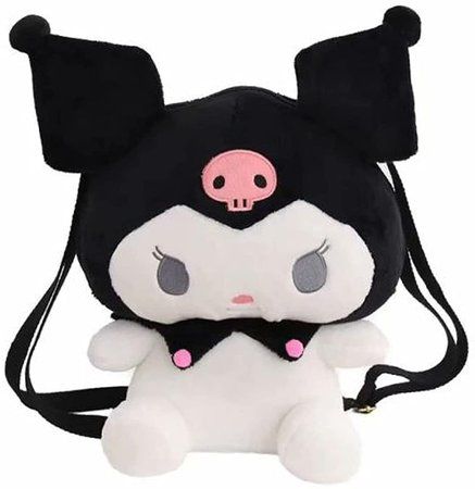 bomber kuromi Outfit | ShopLook Kawaii Bag, Doll Backpack, Kawaii Backpack, Kawaii Cosplay, Plush Bags, Anime Toys, Plush Backpack, Kawaii Plush, Toy Bags