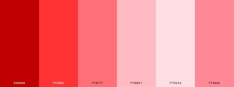 30 Best Valentine’s Day Color Schemes » Blog » SchemeColor.com Valentine Color Palette, Branding Palette, February Colors, Color Roses, Flat Color Palette, Rose Colors, Strawberry Color, Hex Color Palette, Pink Color Schemes