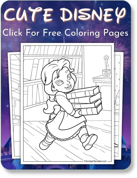 Simple Disney Coloring Pages, Pictures To Color Printable, Colouring Disney, Disney Adult Coloring Books, Disney Coloring Pages Printables, Free Disney Coloring Pages, Disney Colouring Pages, Disney Colouring, Disney Coloring Sheets