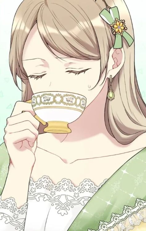 #manhwa The Viridiscent Crown Sipping Tea, Anatomy Poses, What To Draw, Tea Art, Anatomy Art, Art Poses, Drawing Poses, Drinking Tea, Pose Reference