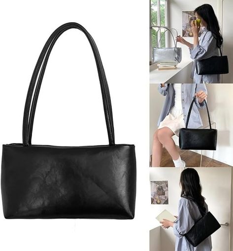 Sxett PU Leather Underarm Bag for Women Girls Large Capacity Shoulder Bag Fashion Shopping Dating Bag Korean Style Armpit Bag: Handbags: Amazon.com Korean Bags, Armpit Bag, Underarm Bag, Bag For Women, Bag Fashion, Women Girl, Pu Leather, Korean Fashion, Fashion Shopping