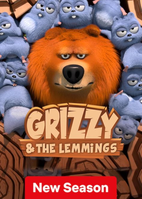 Grizzy and the Lemmings (2016) Grizzy And The Lemmings, Bears Game, Old Pianos, Popcorn Party, Dangerous Games, Tv Watch, Music App, Greatest Adventure, Flower Power