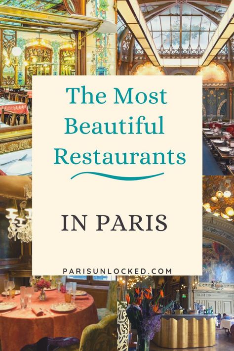 Classic Dining Rooms, Most Beautiful Restaurants, Beautiful Restaurants, Best Restaurants In Paris, Restaurants In Paris, Paris Itinerary, French Lifestyle, Paris France Travel, Paris Place